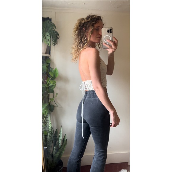 artisan made crochet crop top - Picture 2 of 7